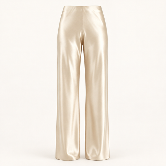 Celeste | Satin-Look Wide-Leg Pants